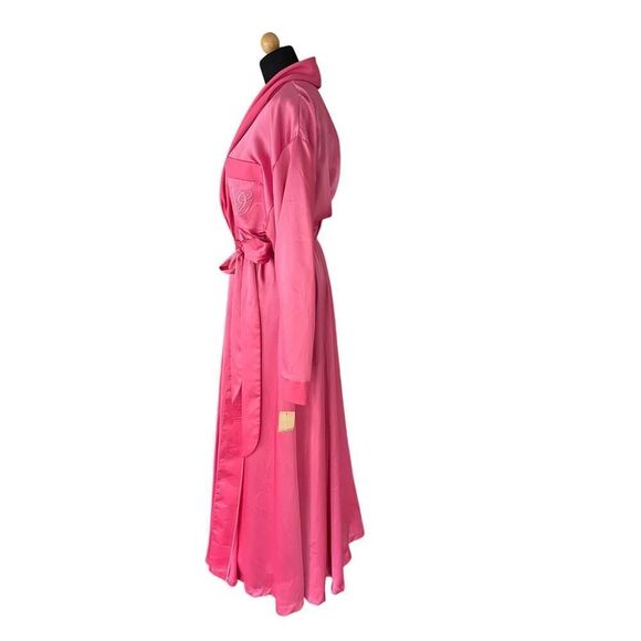 VALENTINO VINTAGE NWT INTIMO PINK ROBE SIZE LARGE - Picture 10 of 10